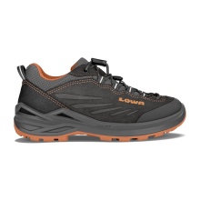 Lowa Wanderschuhe Delago Low GTX SL (Multifunktion, wasserdicht) anthrazitgrau/orange Kinder